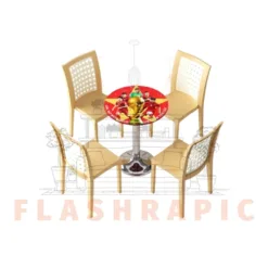Luxurious Vintage Wood Table Set in Indiana